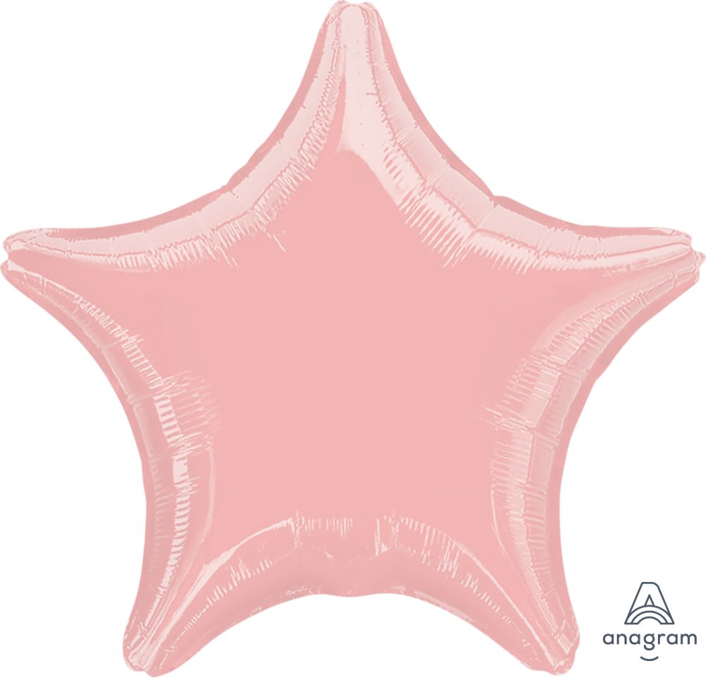 18" Pearl Pastel Pink Star – Balloon Store