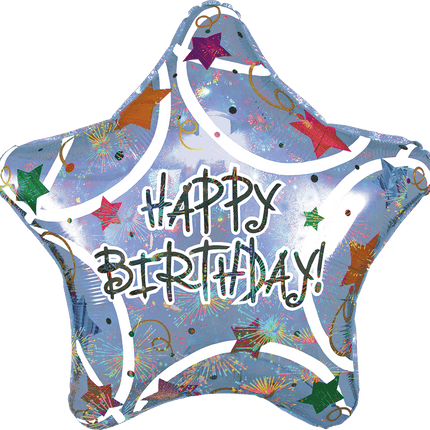 Supershape Happy Birthday Stars