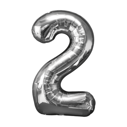 Numeros 14" Plata