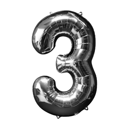 Numeros 14" Plata