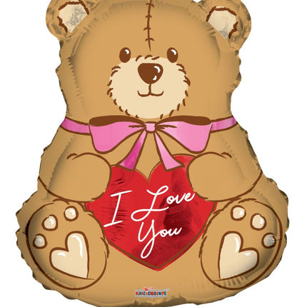 36" I Love You Bear with Bow