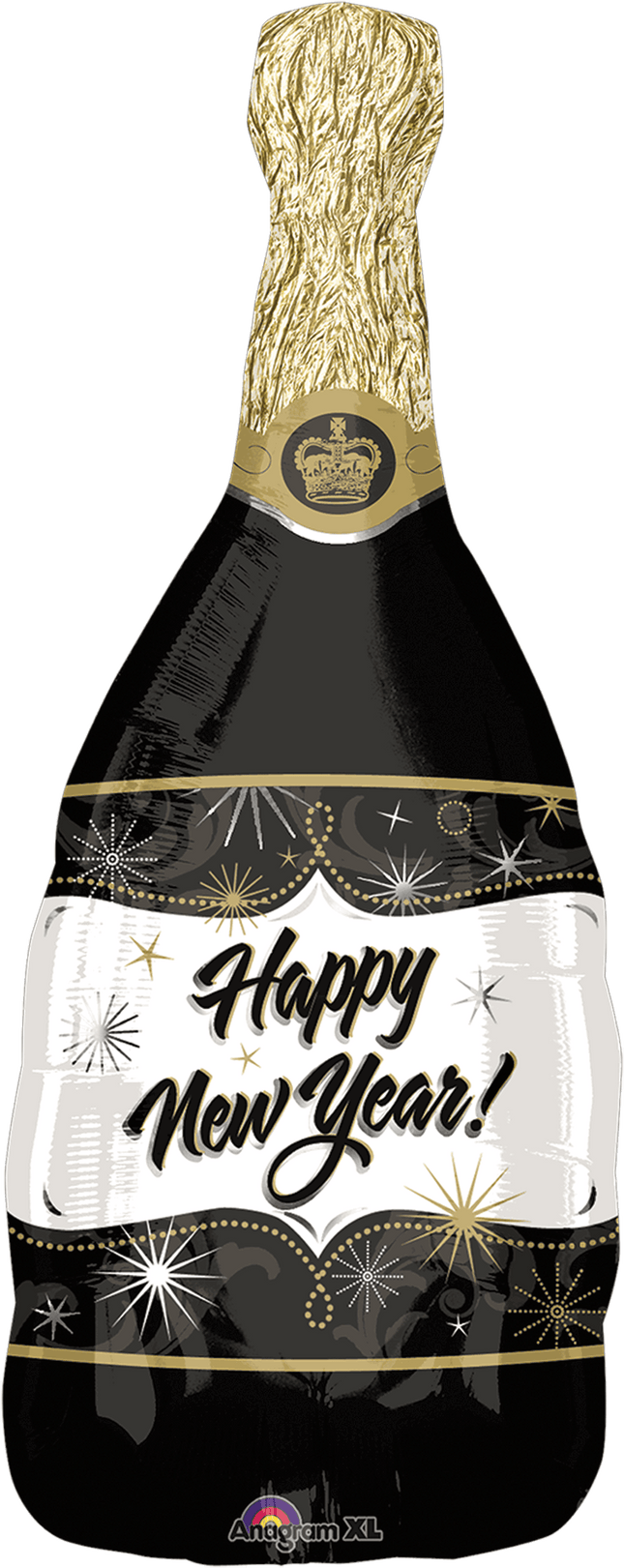 36" Champagne New Year