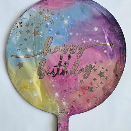 18" Globo Luminous Birthday