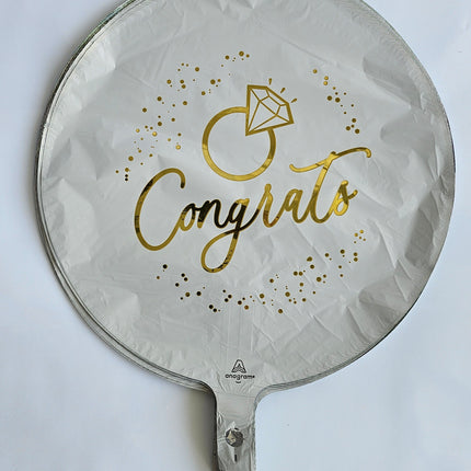 18" White Gold Wedding