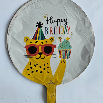 18" Globo Party Animal Happy Birthday
