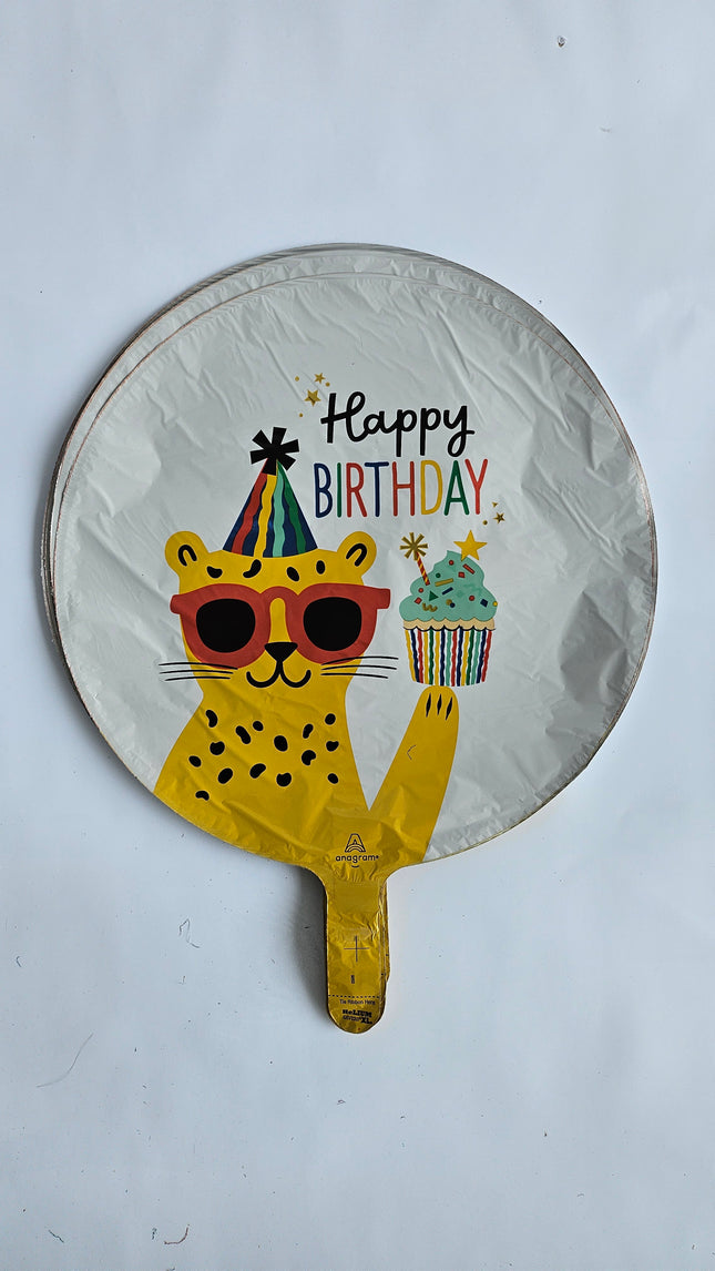 18" Party Animal Happy Birthday Balloon