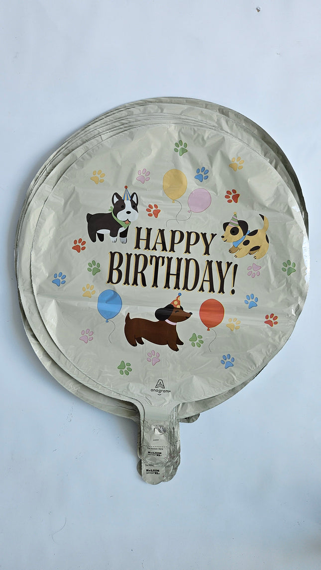 17" Happy Birthday Pawsome Party Balloon