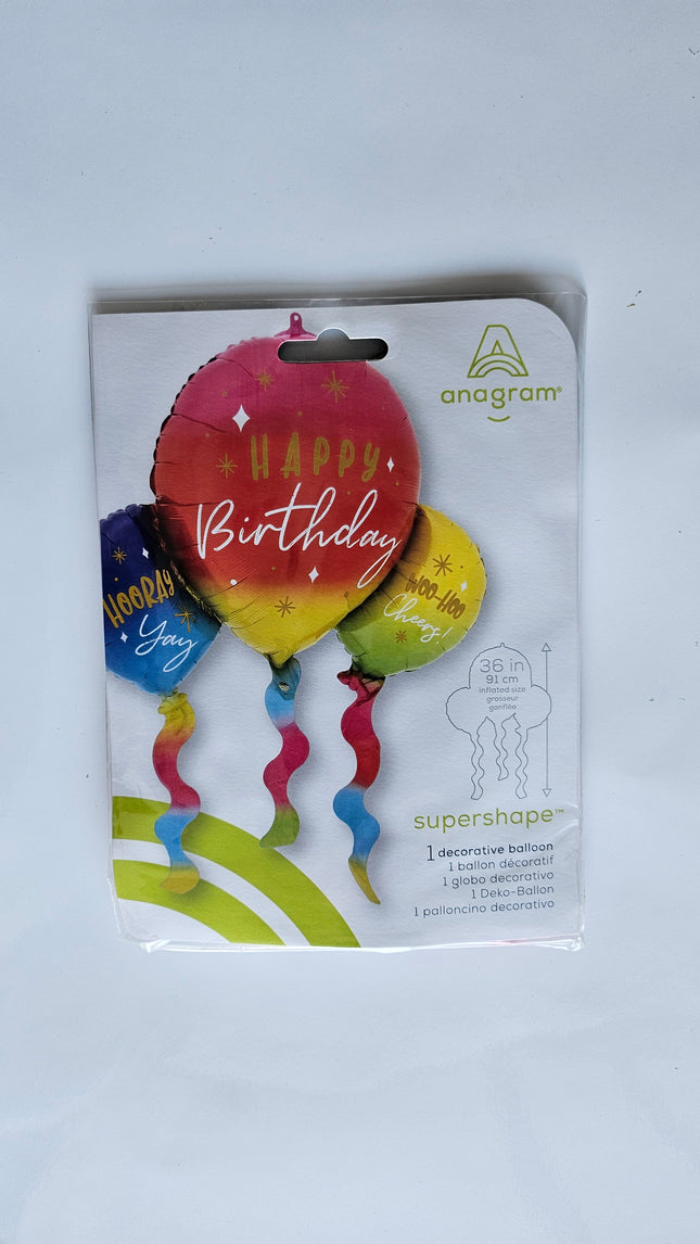 SuperShape Birthday Fun Balloons