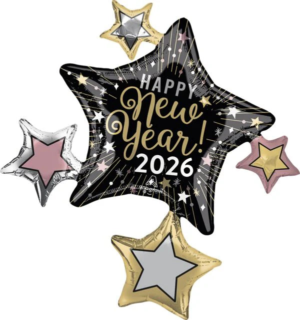 35" 2026 NYE Celebration Stars