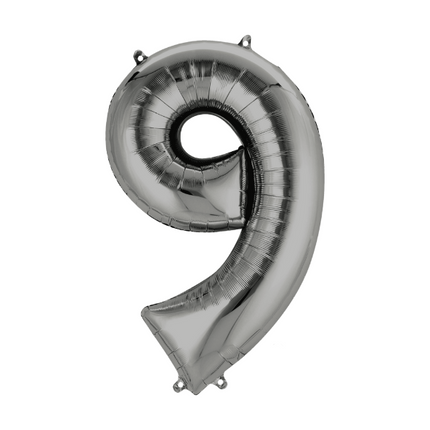 Numeros 14" Plata