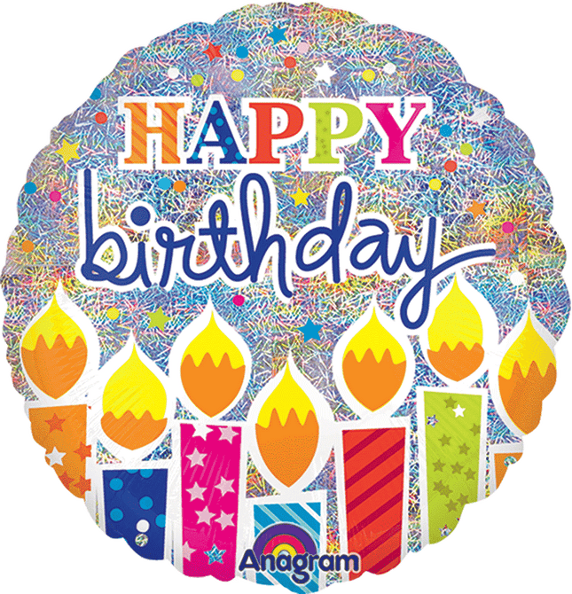 Supershape Shimmer Birthday Candles 