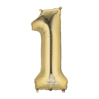 Numeros 34" Oro Blanco