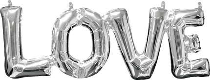 Phrase " Love" Silver