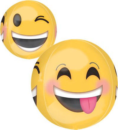 16" Winkling Emoticons Orbz
