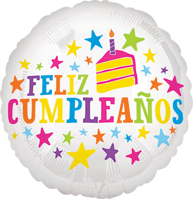 18" Happy Birthday Stars