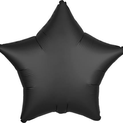 19" Satin Luxe Onyx Star