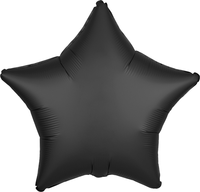 19" Satin Luxe Onyx Star