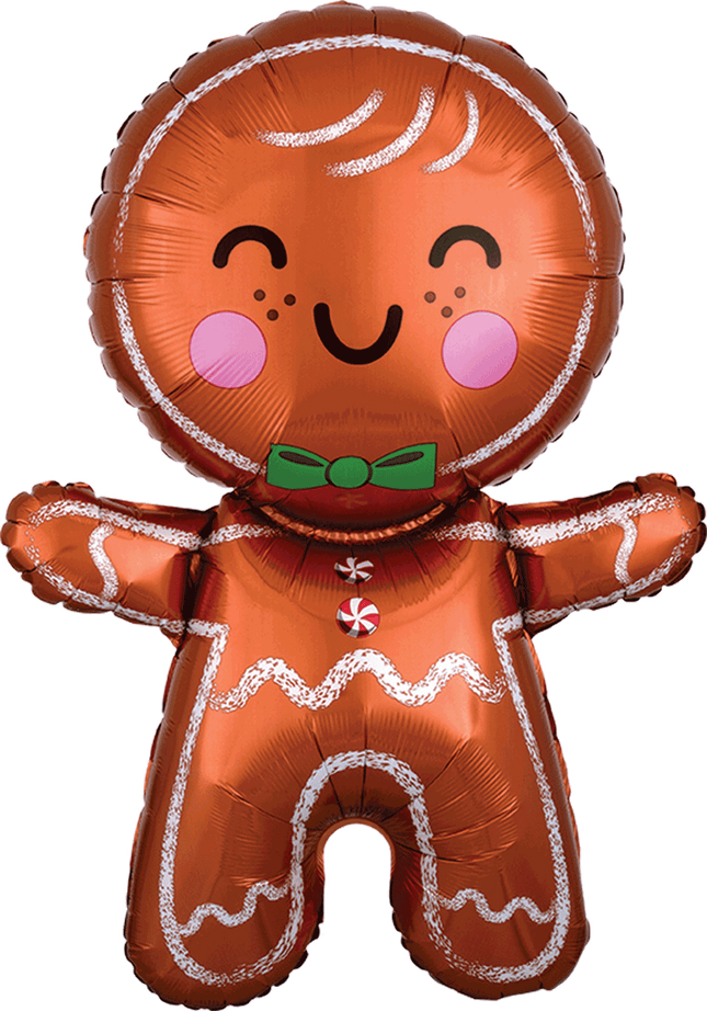 36" Happy Gingerbread Man