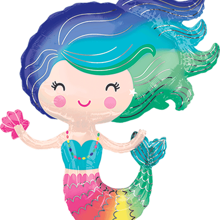 28" Colorful Mermaid