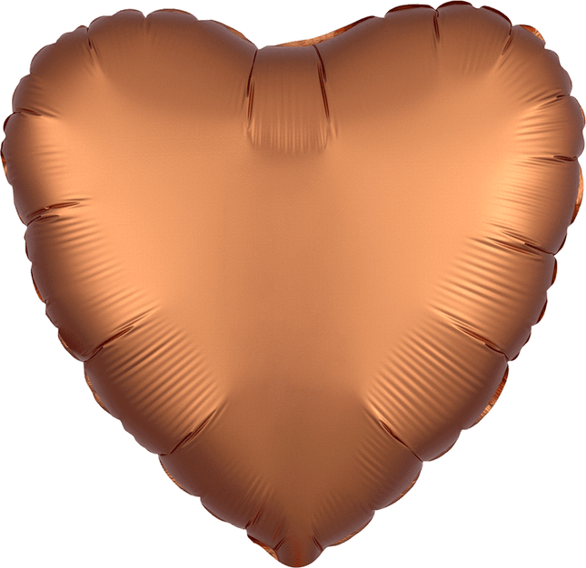 17” Satin Amber Orange