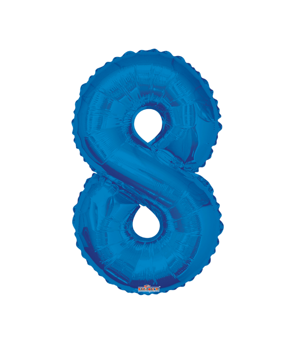 Numbers 34" Blue 