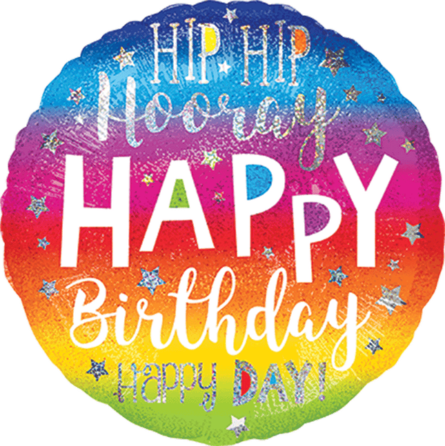 18" Hip Hip Hooray Birthday