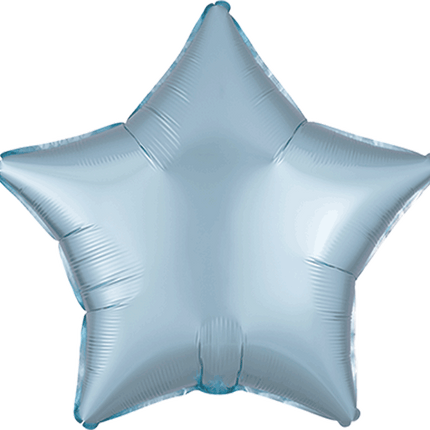 19” Estrella Pastel Blue Satin