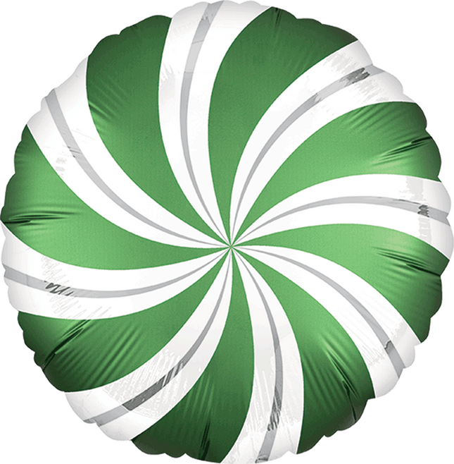 17” Infused Emerald Candy Swirls