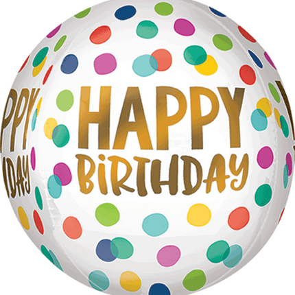16" Orbz Happy Dots