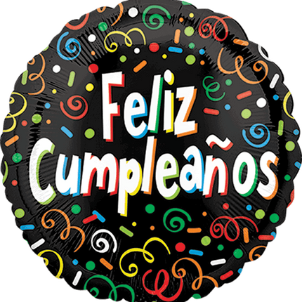 18" Feliz Cumpleaños Confetti Explosion