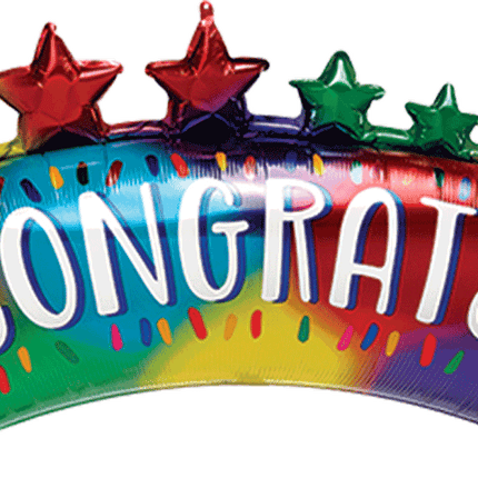 Supershape Congratulations Star Banner