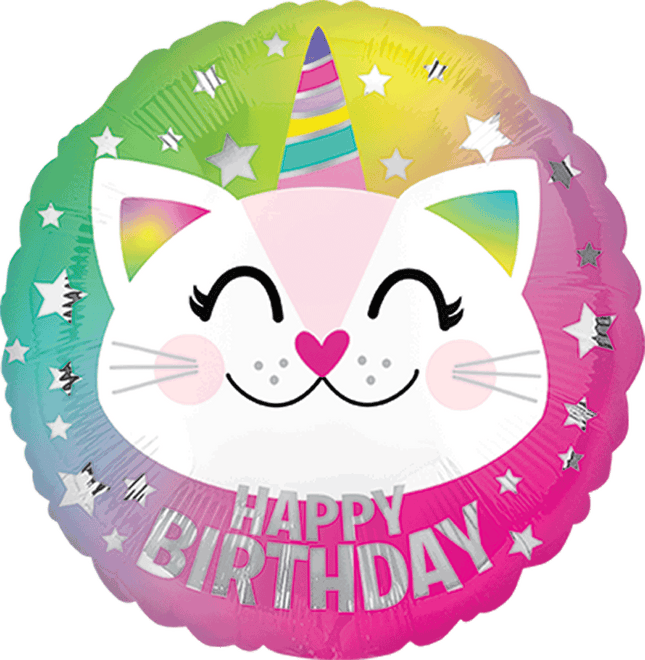 17" Birthday Caticorn