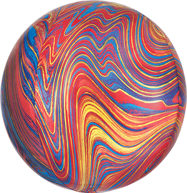 Globo Orbz Mármol Esfera 3D de 16" (40 cm) – imagen 9