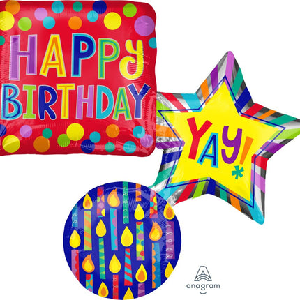 SuperShape Birthday Stacked Shapes