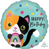 18" Calico Cat Birthday