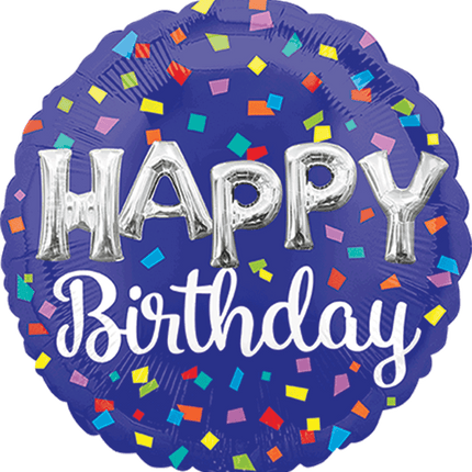 18" Happy Birthday Balloon Letters