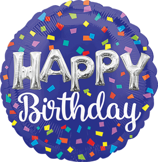 18" Happy Birthday Balloon Letters