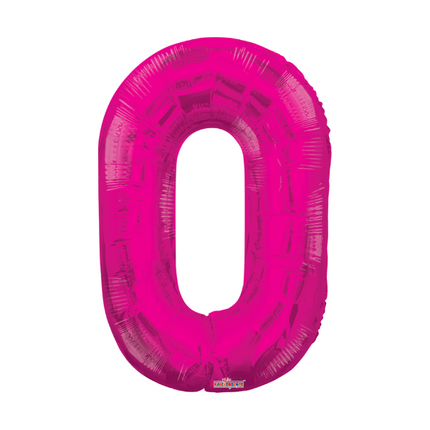 Numbers 14" Magenta 