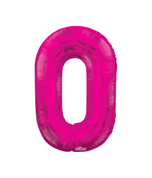 Numbers 14" Magenta 