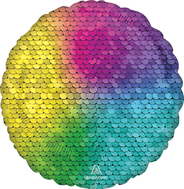 17" Rainbow Jewel Sequins