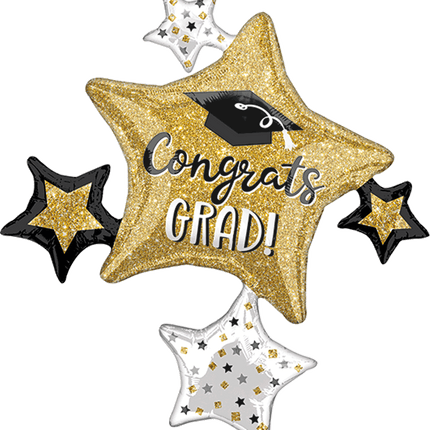 Supershape Grad Sparkle Star Cluster