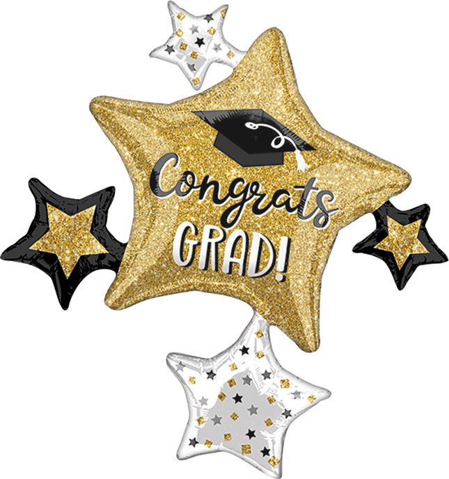 Supershape Grad Sparkle Star Cluster