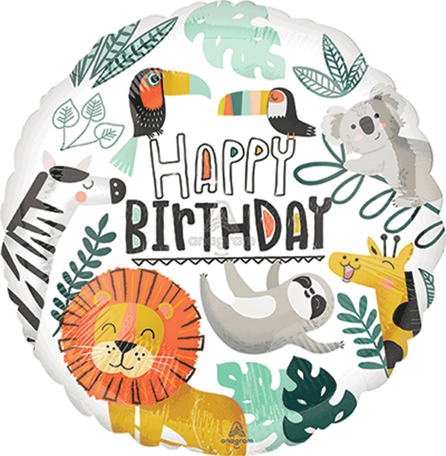 17" Get Wild Birthday