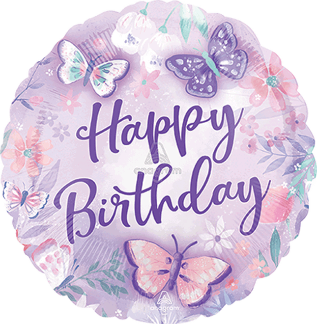 18" Flutters Happy Birthday
