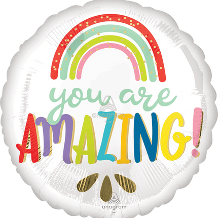 17" You Are Amazing Rainbow