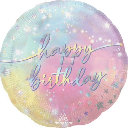 18" Globo Luminous Birthday