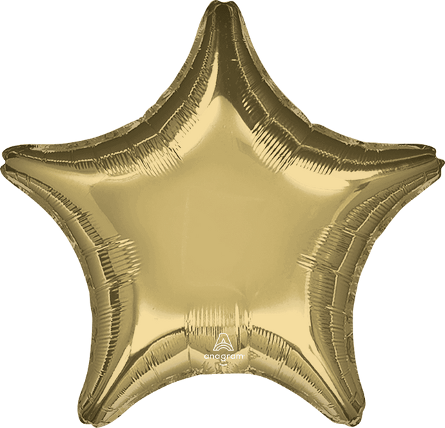 18” Solid White Gold star