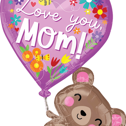 Supershape Love You Mom Bear