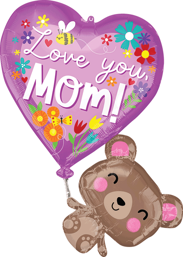 Supershape Love You Mom Bear