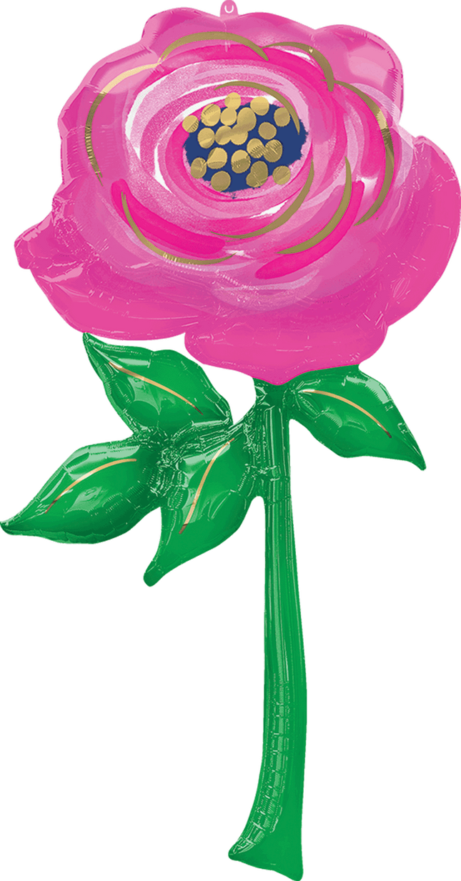 Multiballoon Pink Flower 55 Inches